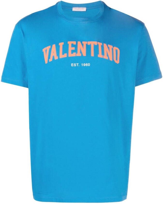 Valentino Garavani T-shirt met logoprint Blauw