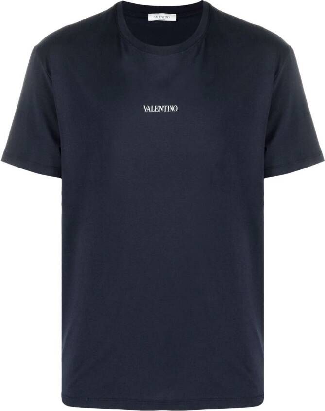 Valentino Garavani T-shirt met logoprint Blauw