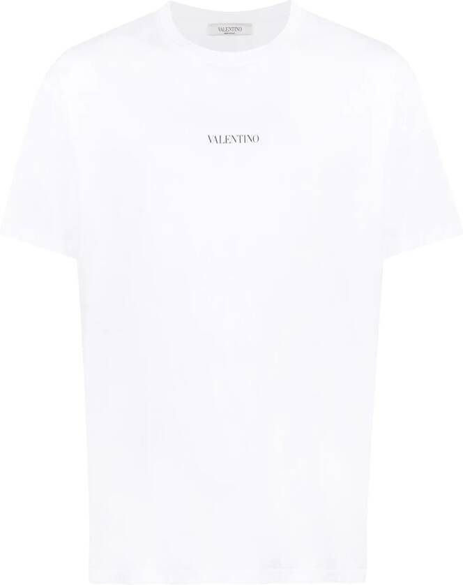 Valentino T shirt met logoprint heren katoen XXL Wit