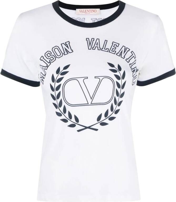 Valentino Garavani T-shirt met logoprint Wit