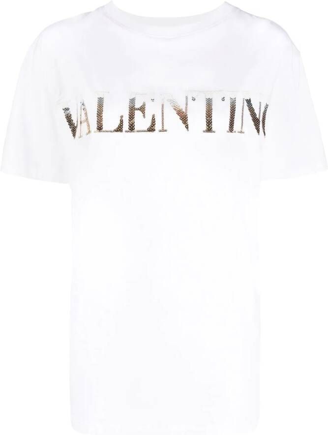 Valentino Garavani T-shirt met logoprint Wit