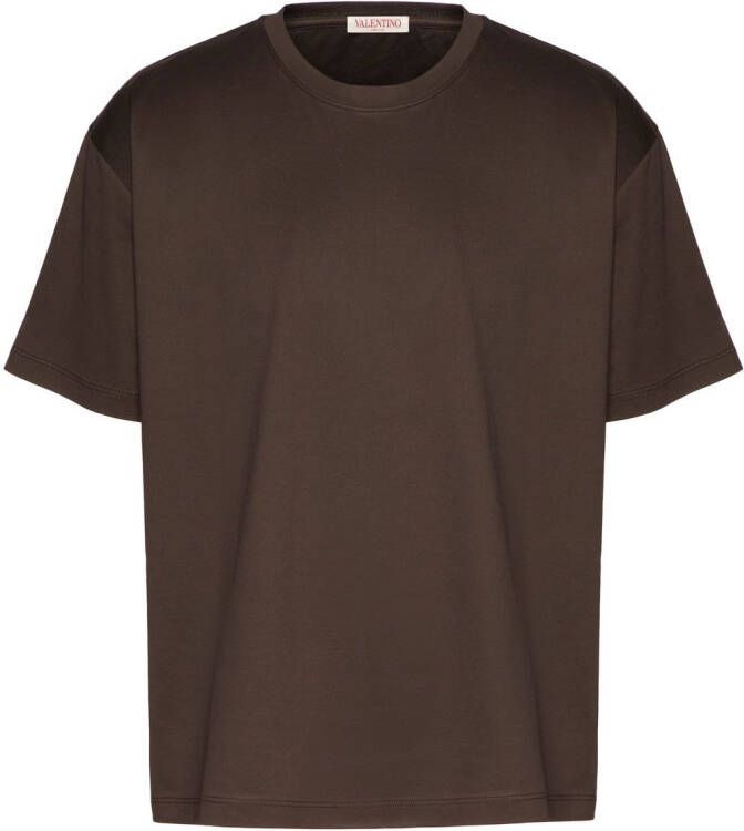 Valentino Garavani T-shirt met ronde hals Bruin