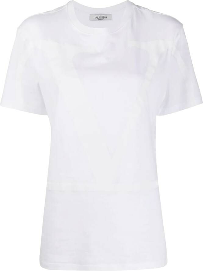 Valentino Garavani T-shirt met VLOGO Wit