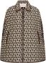 Valentino Garavani Cape met print Beige - Thumbnail 1
