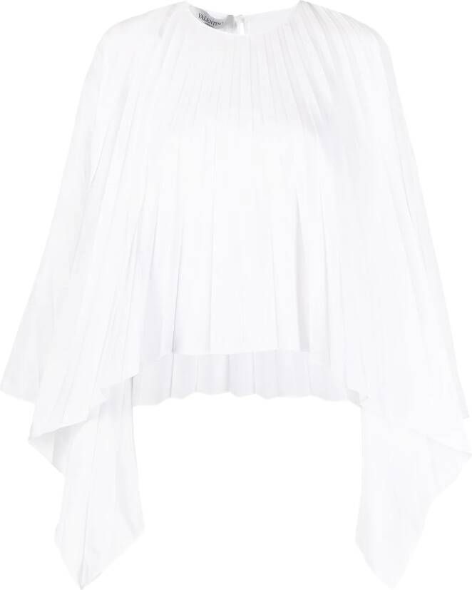 Valentino Garavani Top met klokmouwen Wit