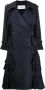 Valentino Garavani Trenchcoat met dubbele rij knopen Blauw - Thumbnail 1