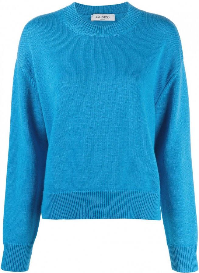 Valentino Garavani Trui met ronde hals Blauw