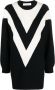 Valentino Garavani Tweekleurige trui Zwart - Thumbnail 1