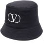 Valentino Garavani Vissershoed met geborduurd logo Zwart - Thumbnail 1