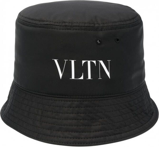 Valentino Garavani Vissershoed met VLTN print Zwart