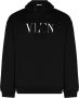 Valentino Garavani Hoodie met VLTN-print Zwart - Thumbnail 1