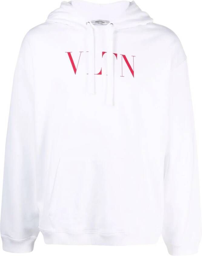 Valentino Garavani VLTN hoodie met logoprint Wit