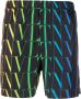Valentino Garavani VLTN zwembroek met logoprint Zwart - Thumbnail 1