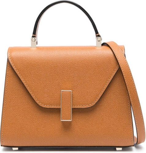 Valextra Iside leren crossbodytas Bruin