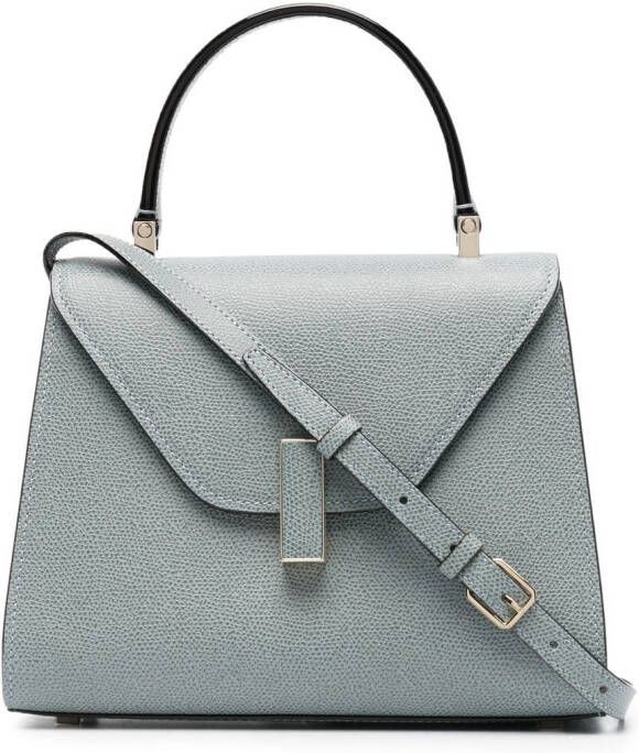 Valextra Iside leren shopper Blauw