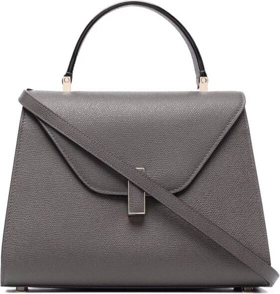 Valextra Iside mini-shopper Grijs