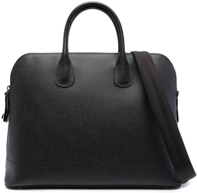 Valextra Leren shopper Zwart