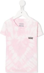 Vans Kids T-shirt met tie-dye print Roze