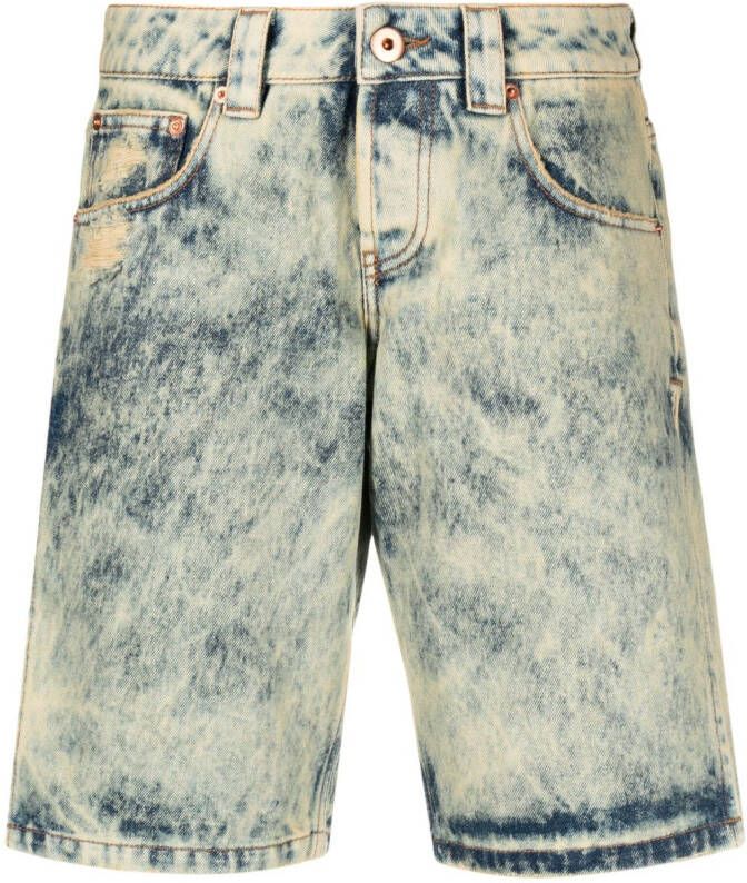 Vaquera Shorts met logopatch Blauw