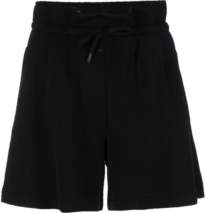 Varley Geplooide shorts Zwart