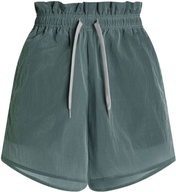 Varley High waist shorts Groen