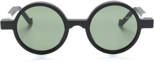VAVA Eyewear WL0006 zonnebril met rond montuur Zwart