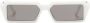 VAVA Eyewear x Suzanne Ciani zonnebril met rechthoekig montuur Wit - Thumbnail 1