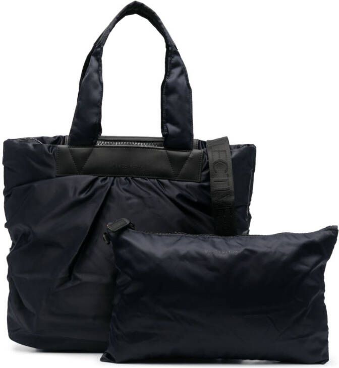 VeeCollective Caba shopper van imitatieleer Blauw