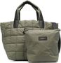 VeeCollective Gewatteerde shopper Groen - Thumbnail 1