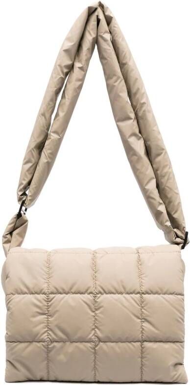 VeeCollective Gewatteerde schoudertas Beige