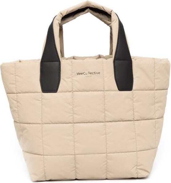 VeeCollective Porter kleine shopper Beige