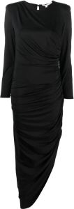 Veronica Beard Asymmetrische jurk Zwart