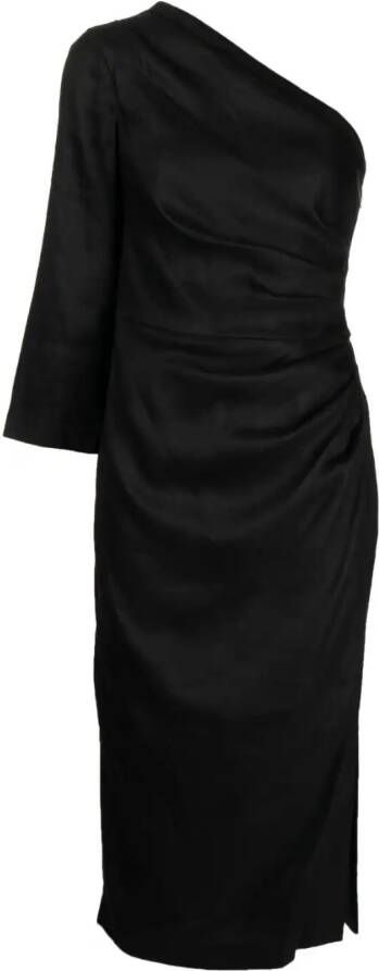 Veronica Beard Asymmetrische jurk Zwart