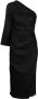 Veronica Beard Asymmetrische jurk Zwart - Thumbnail 1