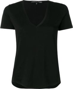 Veronica Beard T-shirt met V-hals Zwart