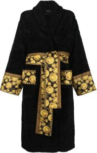 Versace Badjas met gestrikte taille Zwart