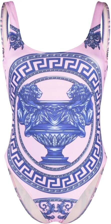 Versace Badpak met print Roze