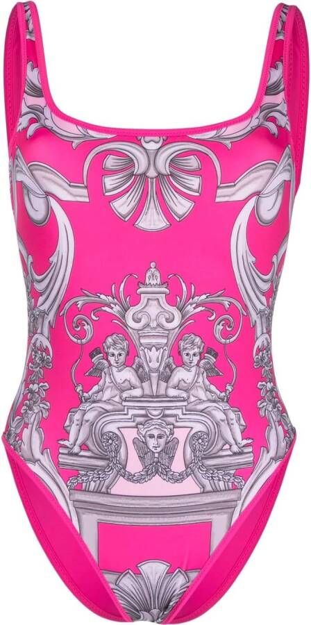Versace Badpak met print Roze