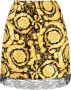 Versace Zijden rok met barokprint Zwart - Thumbnail 1