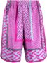 Versace Bermuda shorts met print Roze - Thumbnail 1