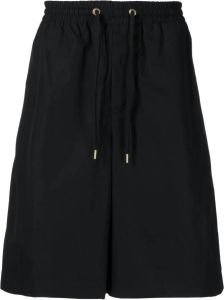 Versace Bermuda shorts met trekkoord Zwart
