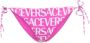 Versace Bikinislip met gestrikte zijkanten Roze - Thumbnail 1