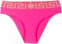 Versace Bikinislip met Griekse print Roze - Thumbnail 1