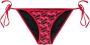 Versace Bikinislip met print Rood - Thumbnail 1