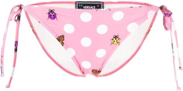 Versace x Dua Lipa Butterflies bikinislip Roze
