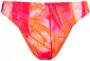 Versace Bikinislip met tie-dye print Roze - Thumbnail 1