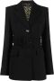 Versace Blazer met ceintuur Zwart - Thumbnail 1