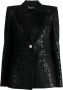 Versace Blazer met enkele rij knopen Zwart - Thumbnail 1