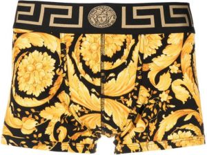 Versace Boxershorts met barokprint Goud