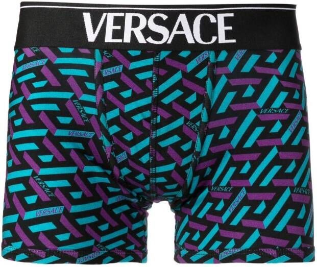 Versace Boxershorts met logo Veelkleurig
